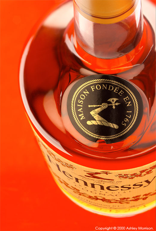 Hennessy Cognac bottle